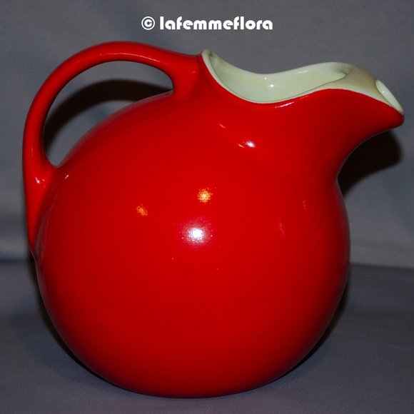Vintage Hall's Red Pitcher - Picture 1 of 4